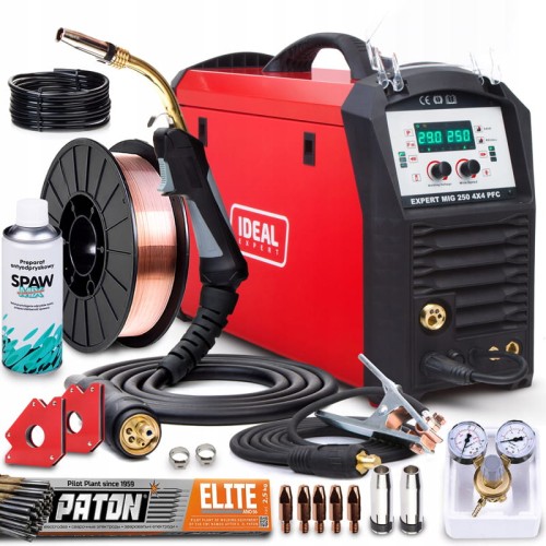 Spawarka Migomat Ideal Expert MIG 250 PFC MAG LED Zestaw #0