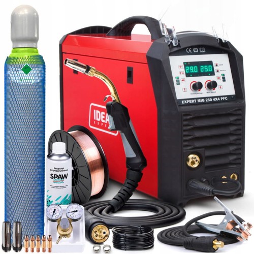 Spawarka Migomat Ideal Expert MIG 250 PFC Synergia Zestaw #1
