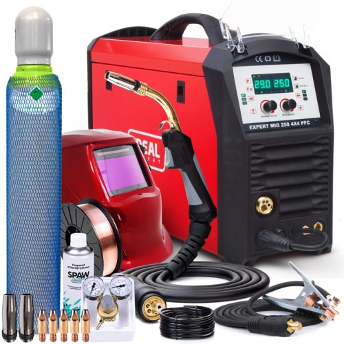 Spawarka Migomat Ideal Expert MIG 250 PFC Synergia Zestaw #2