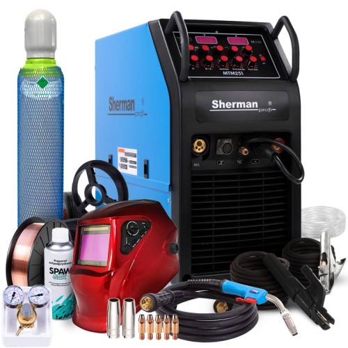 Spawarka Migomat Sherman MTM 251 4w1 MIG MAG TIG HF Zestaw #2
