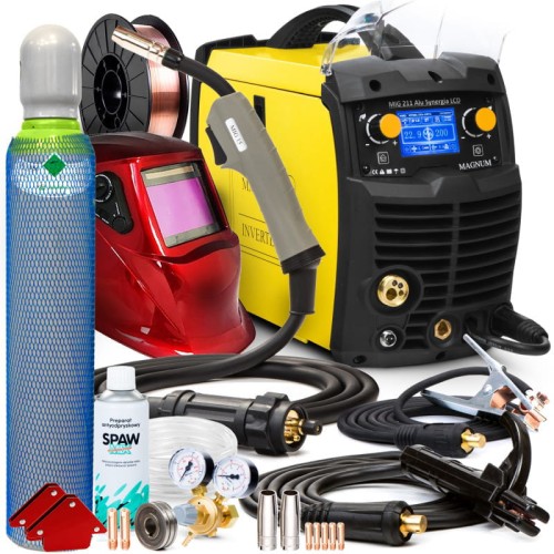 Spawarka Migomat Magnum MIG 211 ALU Synergia LCD Zestaw #2