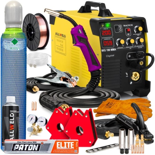 Spawarka Migomat Magnum MIG 190 II NEW Migomat Lutospawanie Zestaw #1