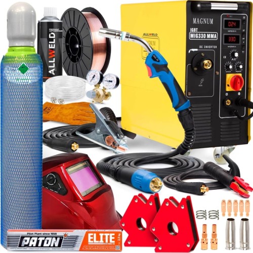 Spawarka Migomat MIG MAG Magnum 330 MMA IGBT 4x4 Zestaw #2