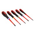 ERGO™ Slim VDE Zestaw wkrętaków płaskich, Pozidriv i TORX® z uchwytem 3-elementowym - 5 szt. BE-9872SL