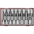 16 elementowy zestaw grotów wymiennych typu imbus z chwytem kwadratowym 1/2 " Tengtools TTHEX16 237660105