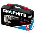 Nożyce do blachy prostej GRAPHITE 500 W walizka 59G402