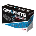 Ładowarka podwójna do akumulatorów Energy+ GRAPHITE 58G085