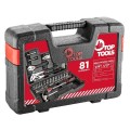 Zestaw narzędziowy TOP TOOLS 1/4 " 1/2 " 81 szt. 38D510