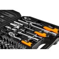 Klucze nasadowe NEO TOOLS 1/2 " 1/4 " zestaw 73 szt. CrV 08-673