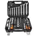 Klucze nasadowe NEO TOOLS 1/2 " 1/4 " zestaw 82 szt. CrV 08-672