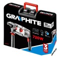 Młotowiertarka GRAPHITE SDS+ 720W  walizka 58G527