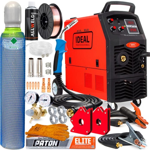 Spawarka Migomat MIG MAG Ideal TECNOMIG 255 NEW 230 / 400 V IGBT Lutospawanie Zestaw #1