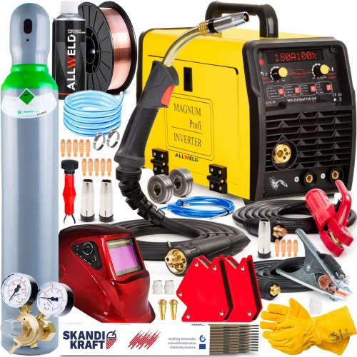 Spawarka Migomat Magnum MIG MAG 214 Dual Puls Synergia 200 A Zestaw #2