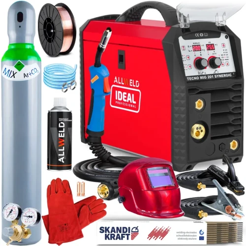 Spawarka Migomat Ideal TECNO MIG 201 MMA SYNERGIC Zestaw #2