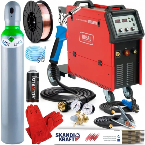 Spawarka Migomat Ideal V-MIG 370 4x4 PRO MMA Zestaw #1