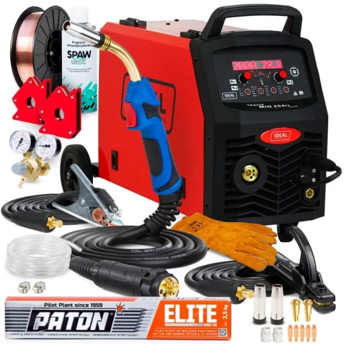 Spawarka Migomat Ideal Tecno MIG 254 / 2 Pulse 230 400 V - Zestaw #0