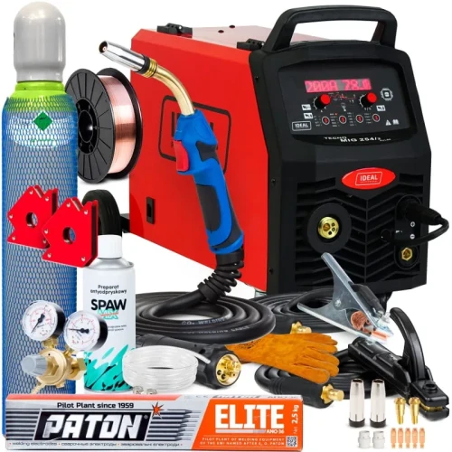 Spawarka Migomat Ideal Tecno MIG 254 / 2 Pulse 230 400 V - Zestaw #1