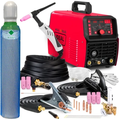 Spawarka Inwertorowa Ideal Tecno TIG 205 AC DC Pulse Digital - Zestaw #1