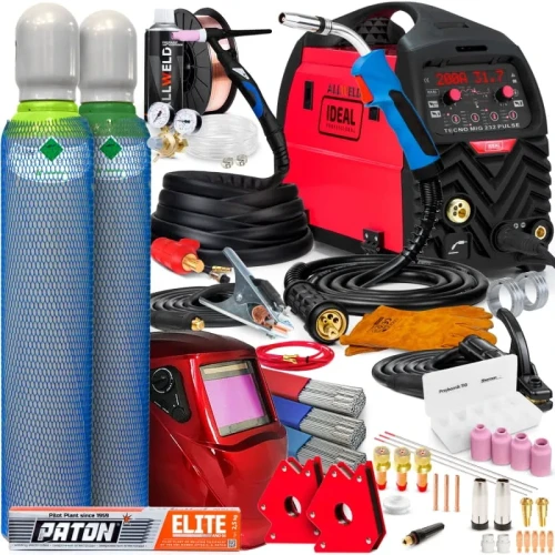 Spawarka Migomat Ideal Tecno MIG 232 Pulse Synergia - Zestaw #4