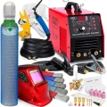 Spawarka Inwertorowa Ideal Tecno TIG 220 AC DC Puls + Uchwyt