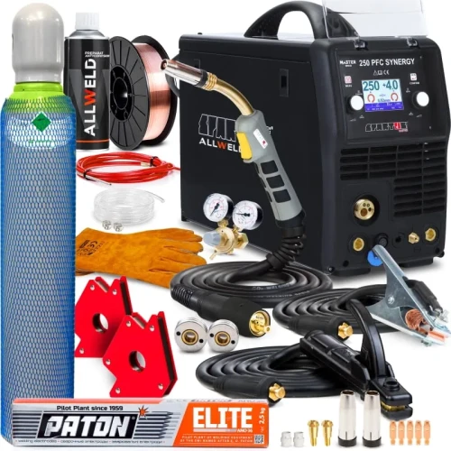 Spawarka Migomat Spartus Master Mig 250 PFC Synergia - Zestaw #1