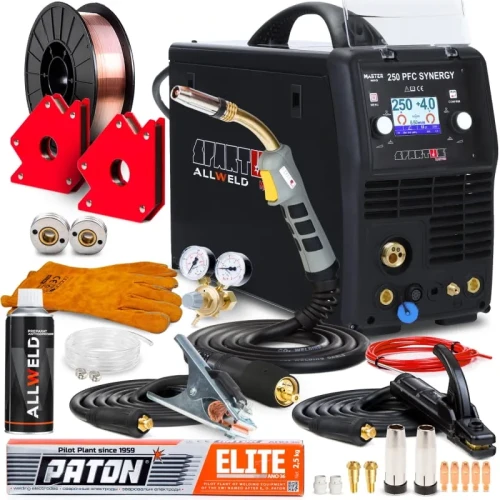 Spawarka Migomat Spartus Master Mig 250 PFC Synergia - Zestaw #0
