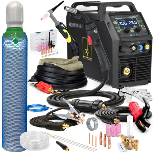 Spawarka MIG MAG TIG AC DC Spartus Multi Pro 4 w 1  LCD Synergia Zestaw #1 TIG