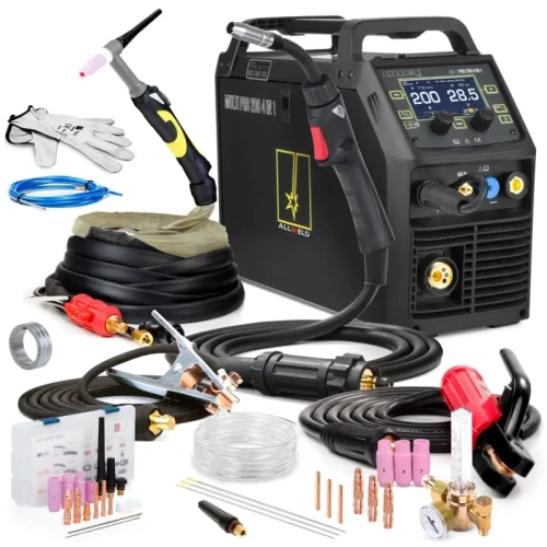 Spawarka MIG MAG TIG AC DC Spartus Multi Pro 4 w 1  LCD Synergia Zestaw #0 TIG