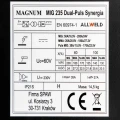 Spawarka Magnum MIG 235 Dual Puls Synergia LCD Punktowe
