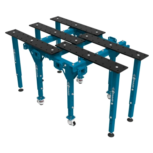 Modułowy Stół Spawalniczy MWT Pojedynczy Rozkładany Azotowany 1770 x 1000 mm