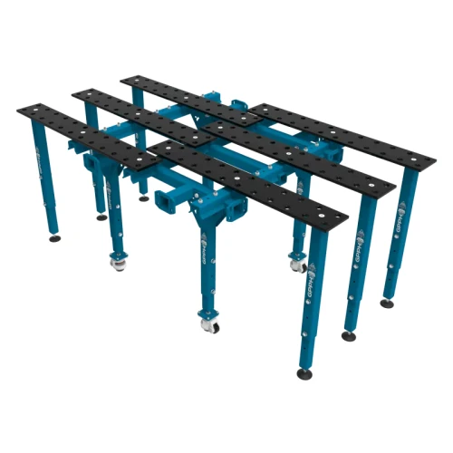 Modułowy Stół Spawalniczy MWT Pojedynczy Rozkładany Azotowany 2170 x 1200 mm