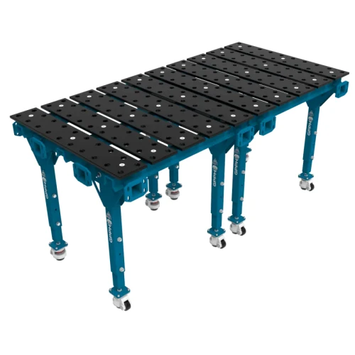 Modułowy Stół Spawalniczy MWT Podwójny Azotowany 2000 x 1000 mm