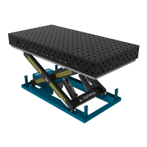 Stół Spawalniczy PRO 2000 x 1000 mm z hydraulicznym systemem podnoszenia