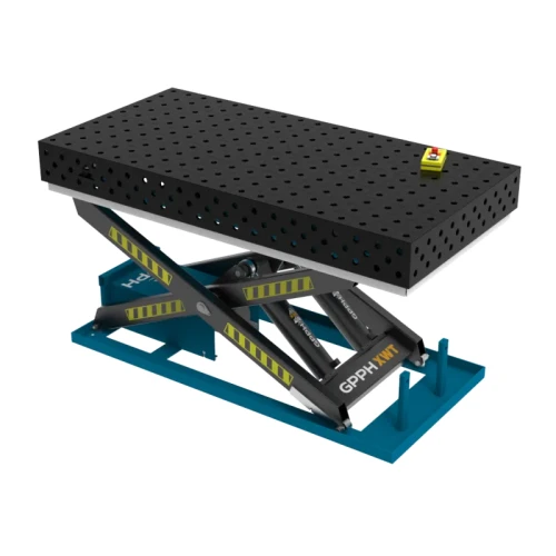 Stół Spawalniczy ECO 2000 x 1000 mm z hydraulicznym systemem podnoszenia