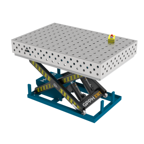Stół Spawalniczy PRO INOX 1500 x 1000 mm z hydraulicznym systemem podnoszenia