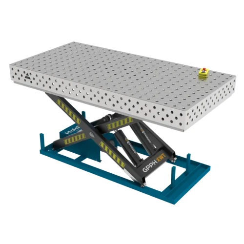 Stół Spawalniczy PRO INOX 2400 x 1200 mm z hydraulicznym systemem podnoszenia