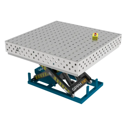 Stół Spawalniczy PLUS INOX 1500 x 1480 mm z hydraulicznym systemem podnoszenia