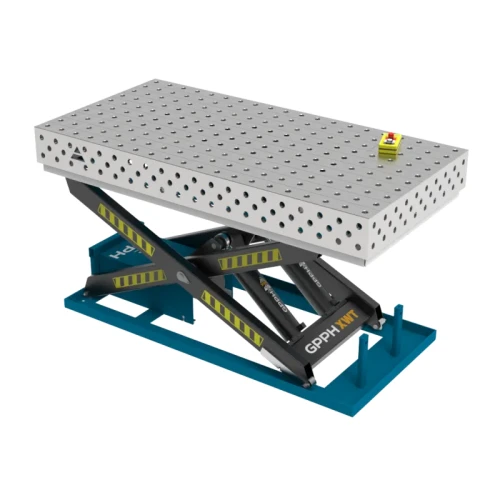 Stół Spawalniczy PLUS INOX 2000 x 1000 mm z hydraulicznym systemem podnoszenia