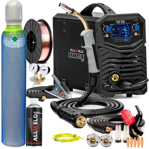 Spawarka Migomat Spartus Easy MIG 315 Synergia LCD IGBT Zestaw #1