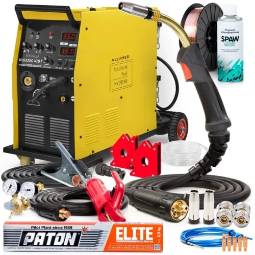 Spawarka Migomat Magnum MIG 350 C MMA IGBT Lutospawanie Zestaw #0