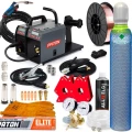 Spawarka PATON ProMIG-250 (wcześniej PRO PSI 250 P) TIG Lift 3W1 Podajnik 15-4 + Binzel EVO PRO 24 4m