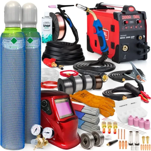 Spawarka Migomat Ideal Tecno MIG 200 XP Pulse Zestaw #5