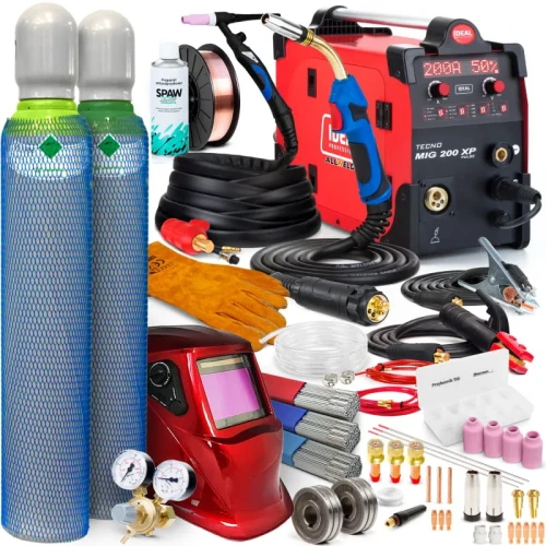 Spawarka Migomat Ideal Tecno MIG 200 XP Pulse Zestaw #4