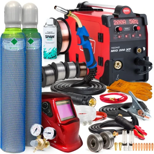 Spawarka Migomat Ideal Tecno MIG 200 XP Pulse Zestaw #3