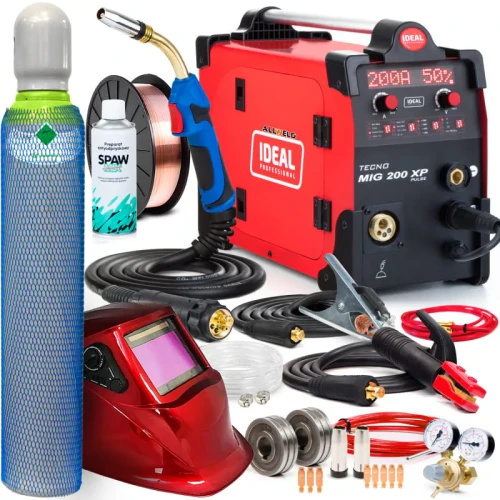 Spawarka Migomat Ideal Tecno MIG 200 XP Pulse Zestaw #2