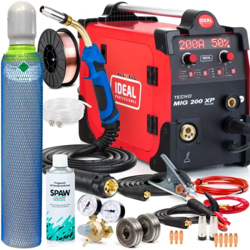 Spawarka Migomat Ideal Tecno MIG 200 XP Pulse Zestaw #1
