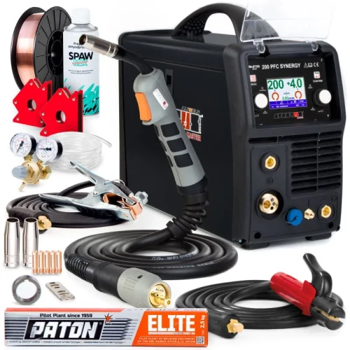 Spawarka Migomat Spartus MasterMIG 200 PFC Synergia Zestaw #0