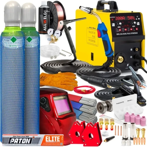 Spawarka Migomat Magnum MIG 216 Dual Puls Synergia Zestaw #4