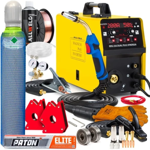 Spawarka Migomat Magnum MIG 216 Dual Puls Synergia Zestaw #1