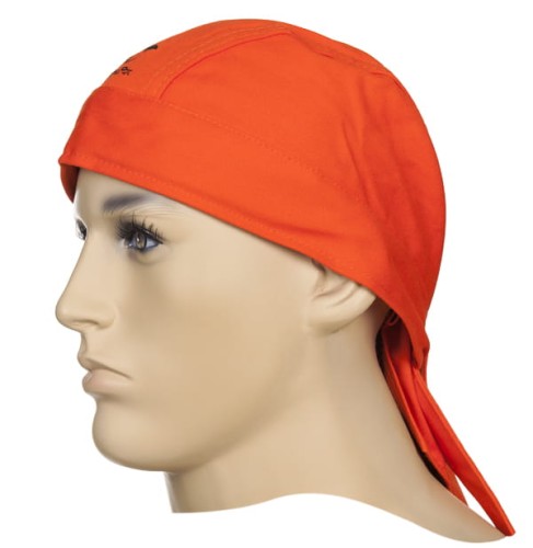 Trudnopalna chusta spawalnicza Doo-Rag Weldas Fire Fox Pomarańczowa